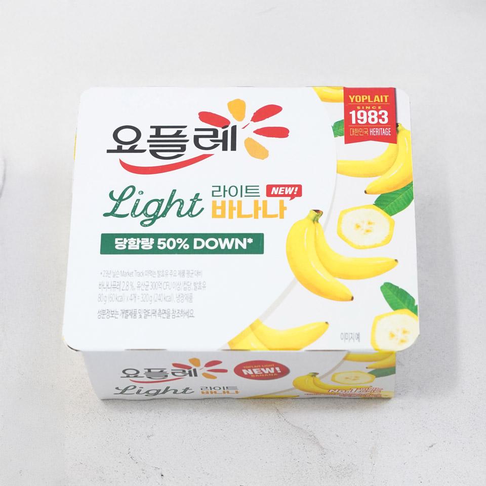 메가마트 빙그레 요플레 라이트바나나 80gx4 - 메인 이미지