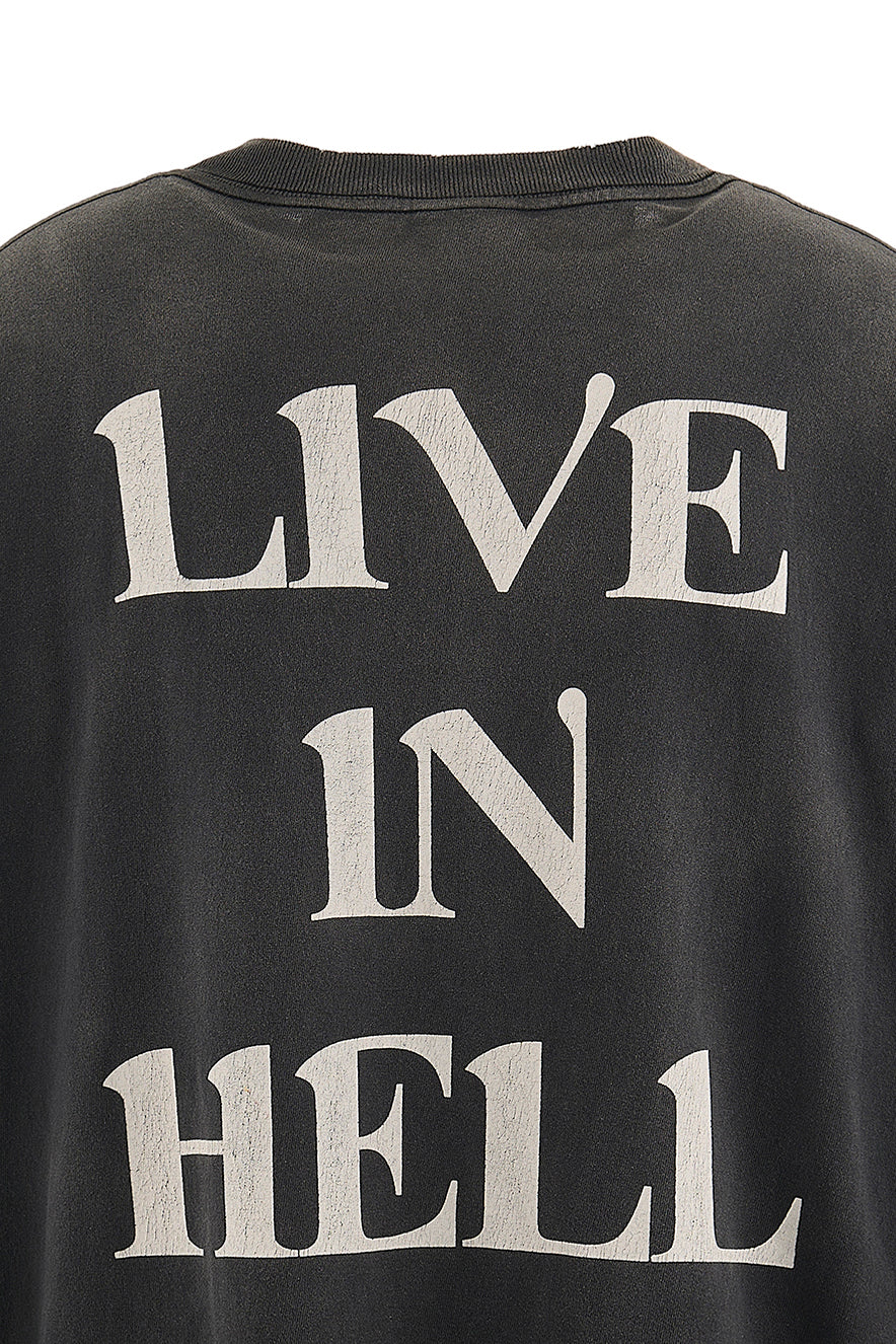 세인트 미카엘 SAINT MICHAEL LS TEE LIVE IN HELL 긴팔 티셔츠 - 상세 이미지 2