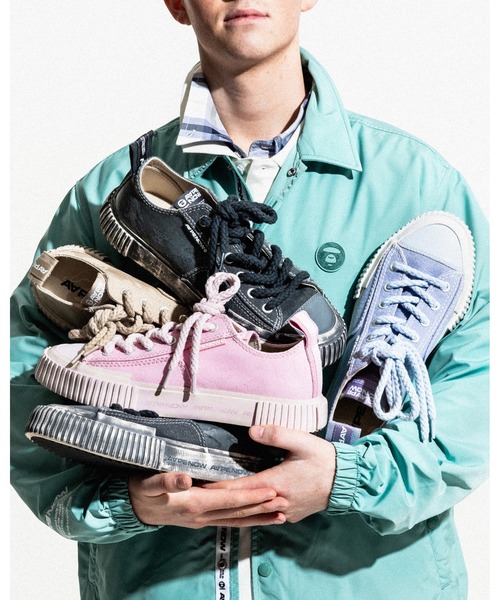에이프 AAPE NOW SHOES GALAXY 나우 슈즈 갤럭시 빈티지 스니커즈 운동화 - 상품 이미지