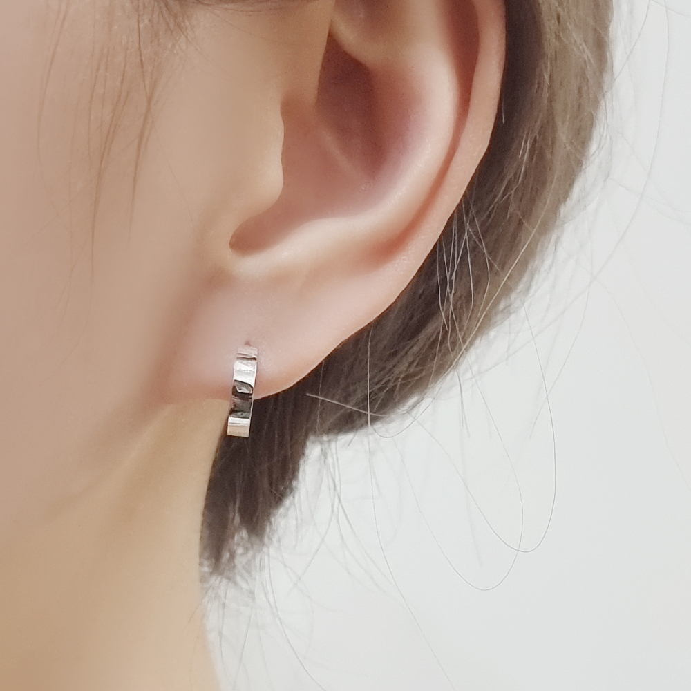14K 귀걸이 화이트골드 귀걸이 데일리 원터치 링 귀걸이 사용법 귀걸이 후기