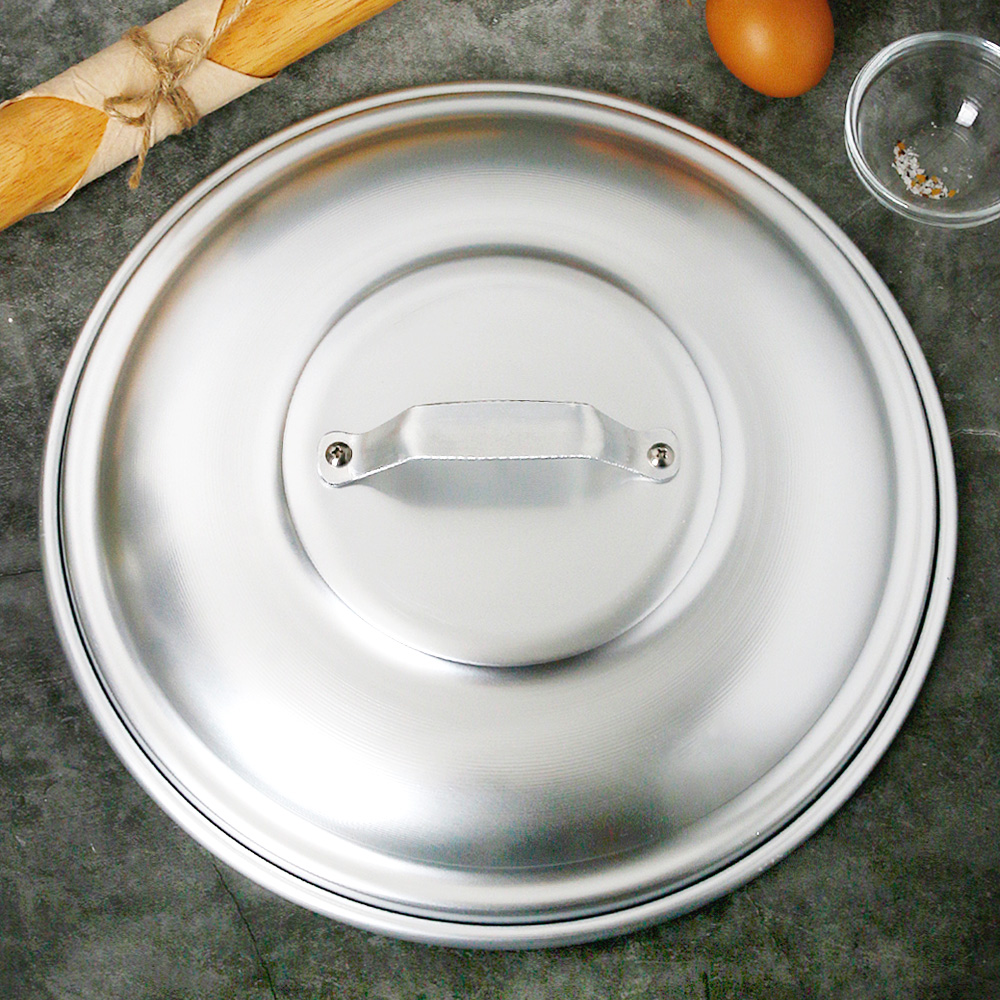 계란 만두 찜기 업소용 대형 찜 냄비 찜솥 찜통 33.5cm, 뚜껑 소 - 상품 이미지
