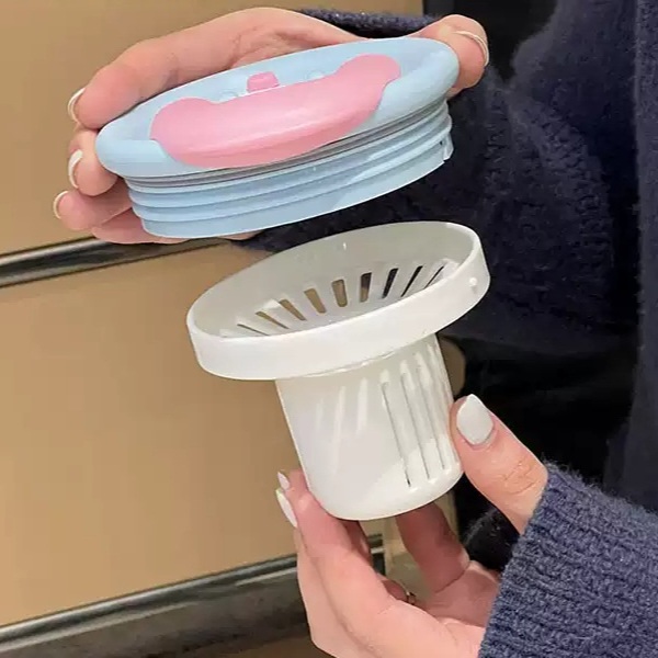 대용량 귀여운 텀블러 캐릭터 사무실 보온 보냉 스텐 빨대 보틀 핸들 700 1200ML - 상세 이미지 4
