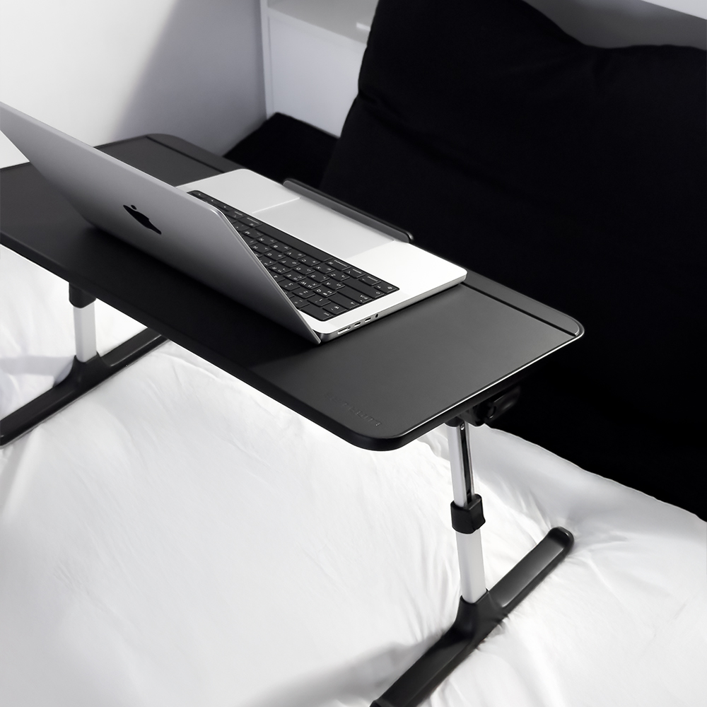 루나랩 홈 침대 좌식 접이식 베드 테이블 책상 간이식탁 블랙