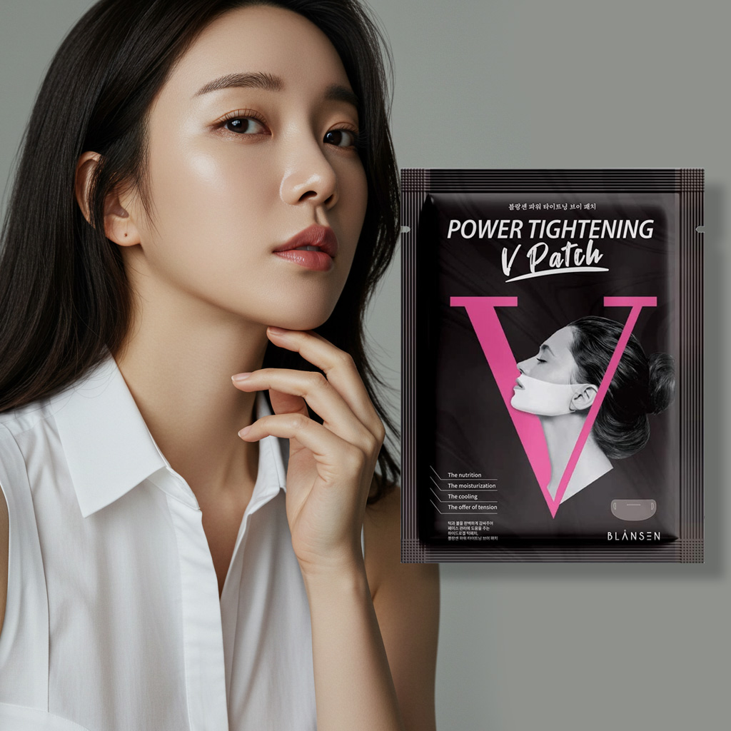 팔자주름 리프팅 패치 안면거상 하이드로겔 콜라겐 마스크팩 - 상품 이미지