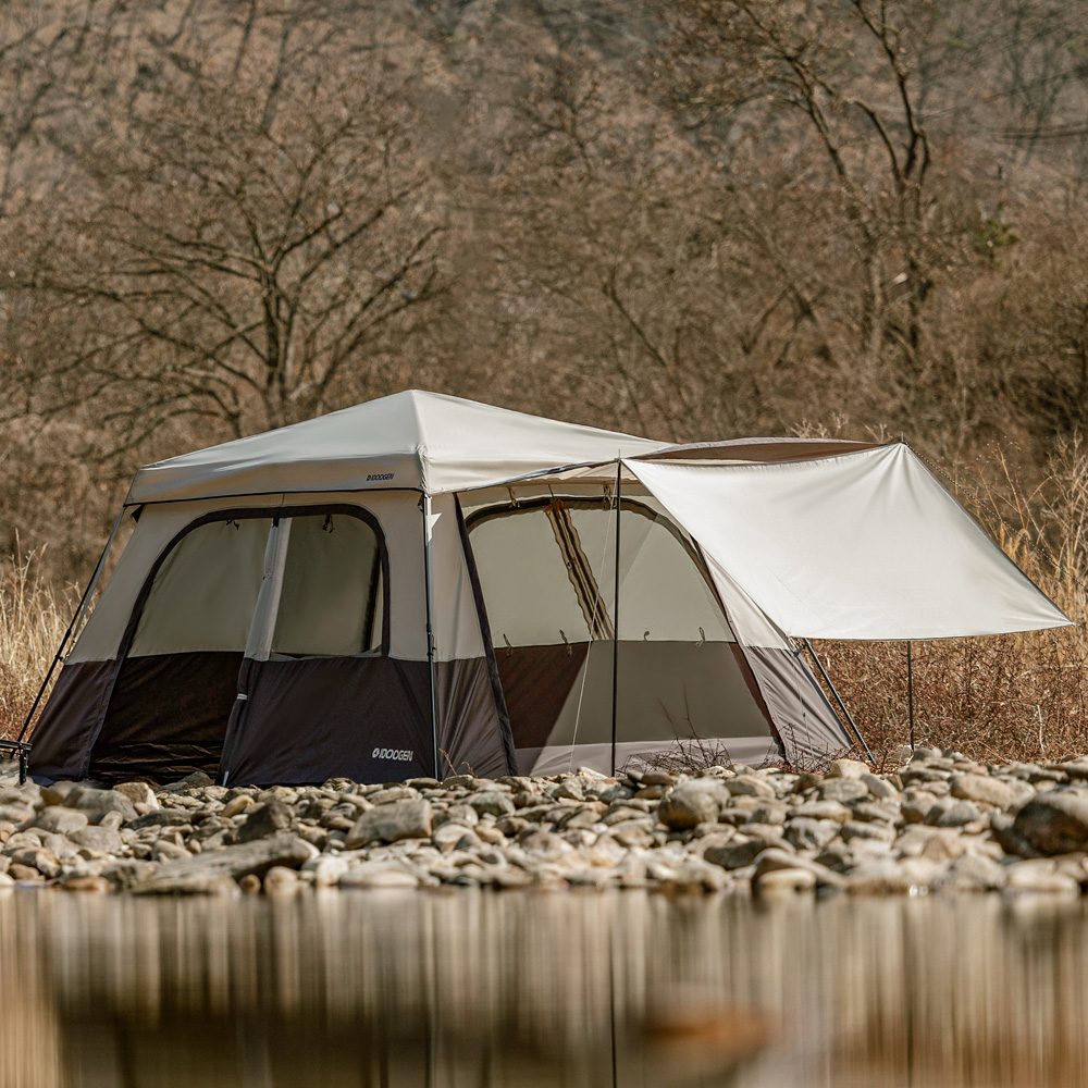 아이두젠 아마데우스 원터치 텐트 쉘터 돔 자동 그늘막 라이트그레이