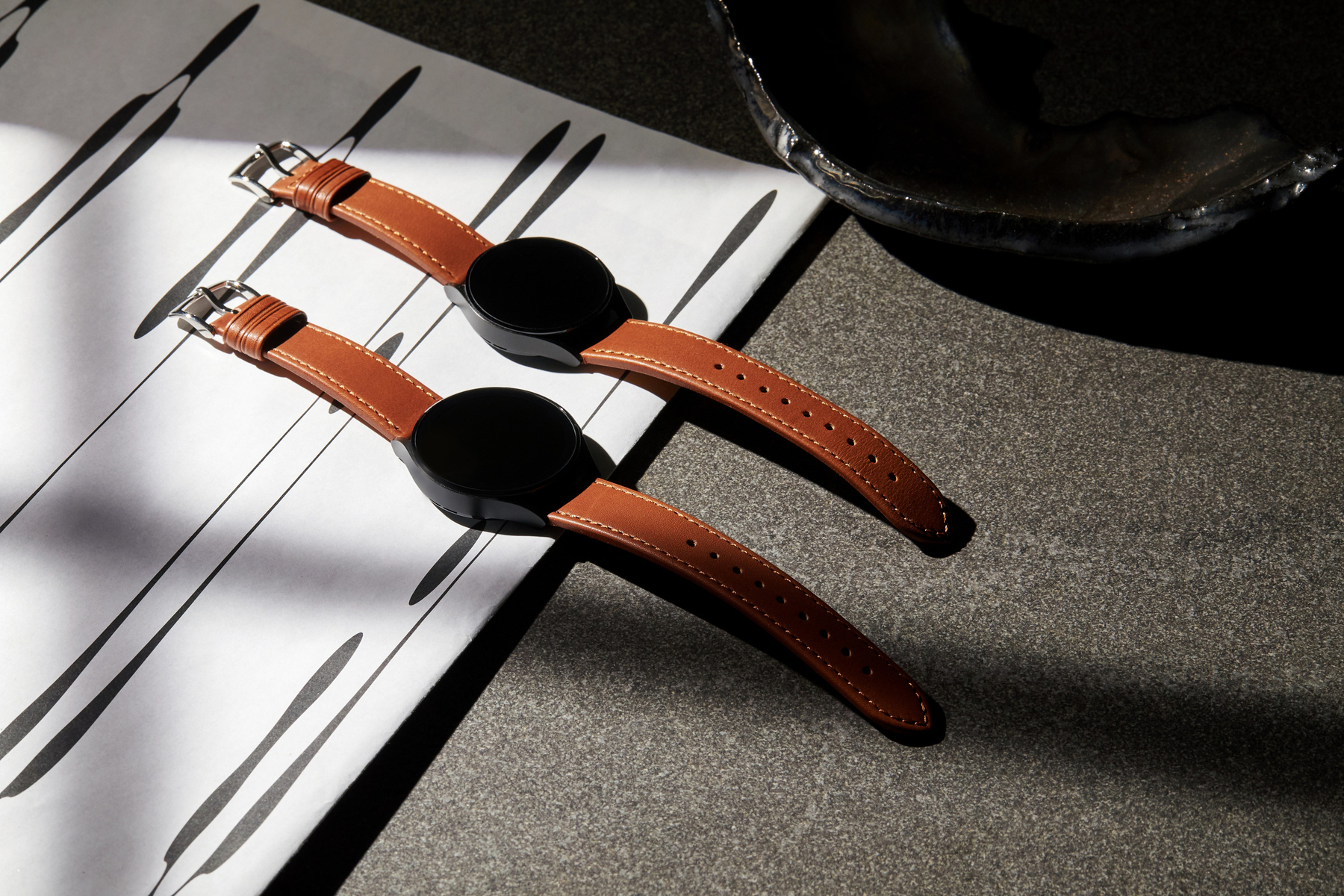 소나무뉴욕 갤럭시워치7 외 20mm 호환 가죽 밴드 스트랩 시계줄 / 바레니아 가죽+클래식버클