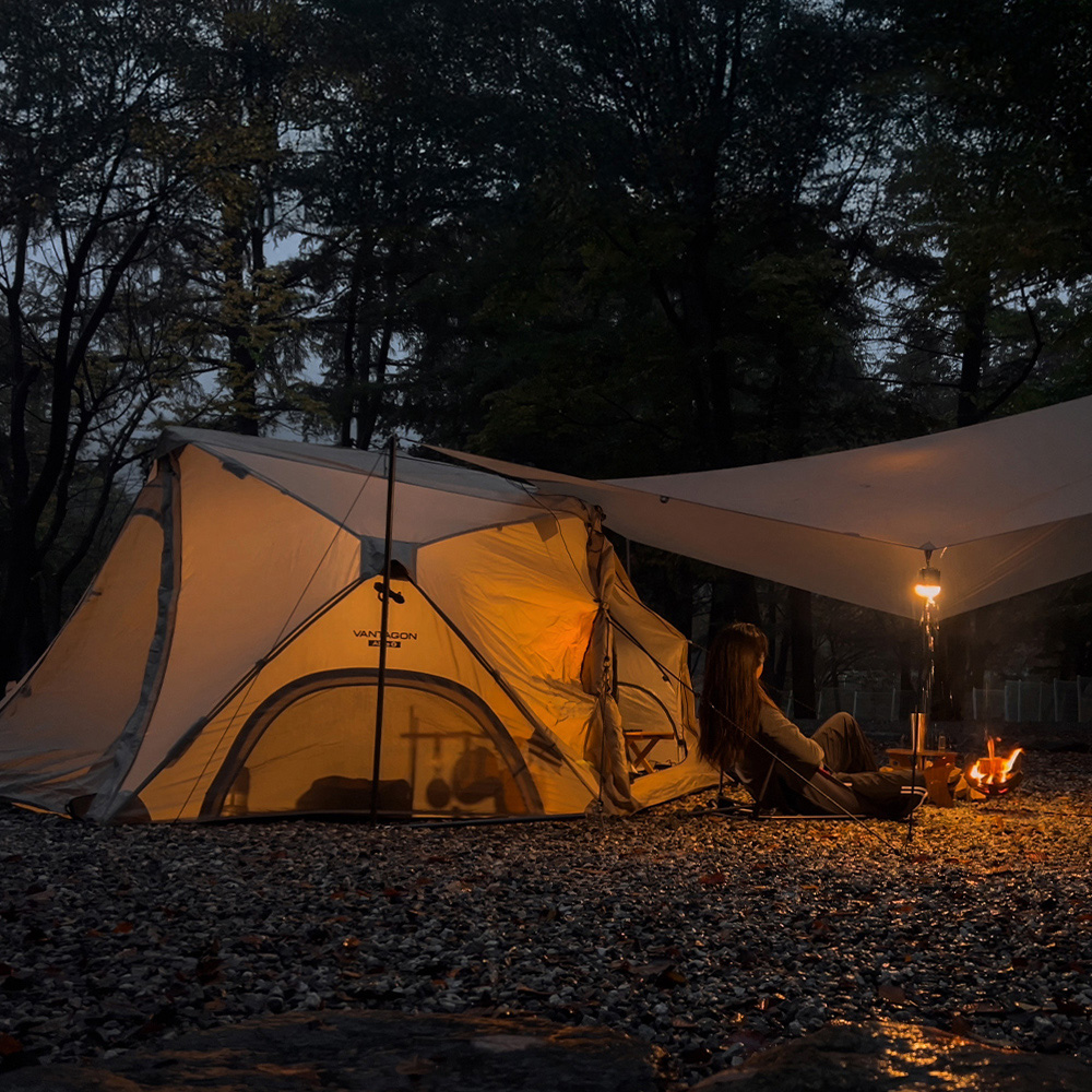 아이두젠 반타곤 에이블3 원터치 텐트 돔 육각 그늘막 탄