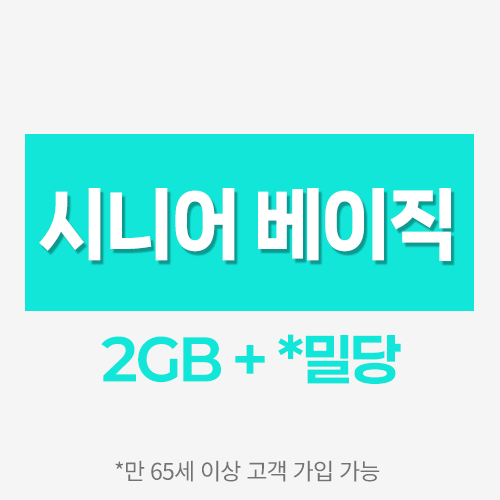 KT 유심 무약정 요고 시니어 요금제 베이직 나노 nano USIM NFC 칩 5G LTE - 상품 이미지