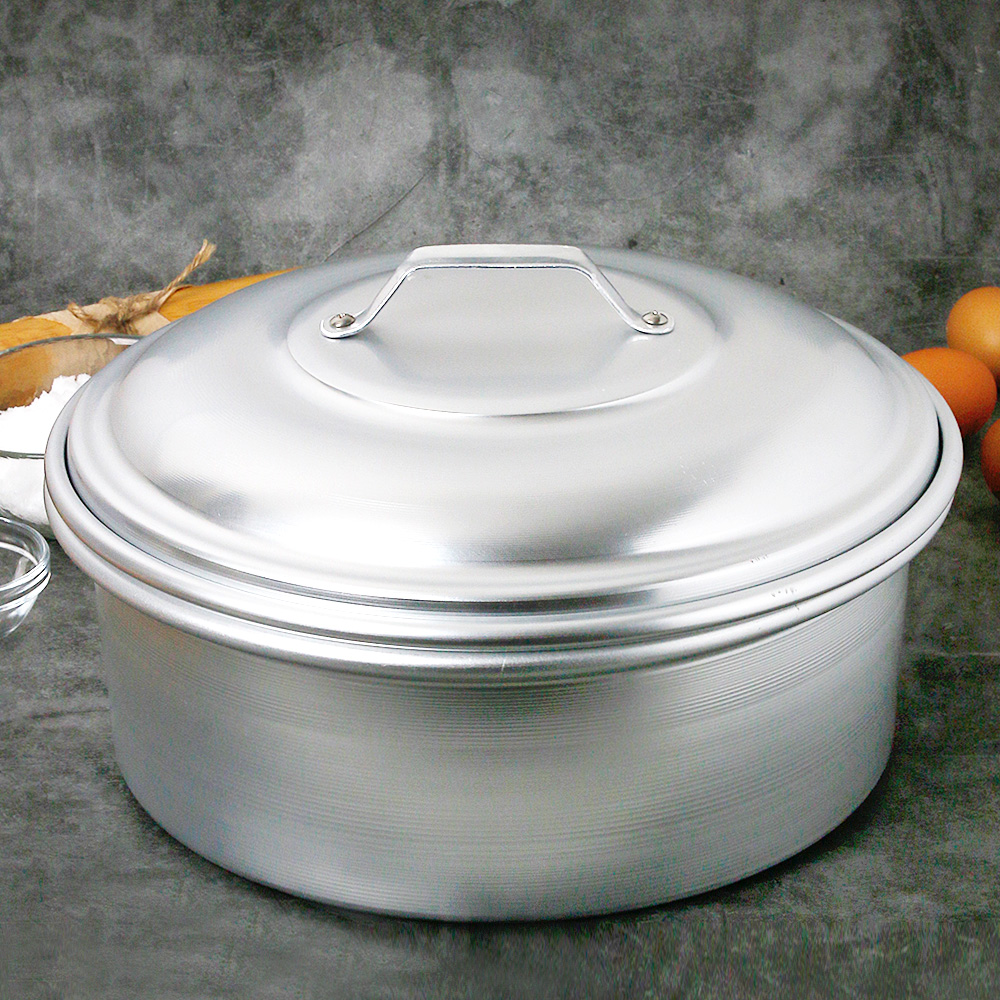 계란 만두 찜기 업소용 대형 찜 냄비 찜솥 찜통 44.5cm, 뚜껑 중 - 상세 이미지 3