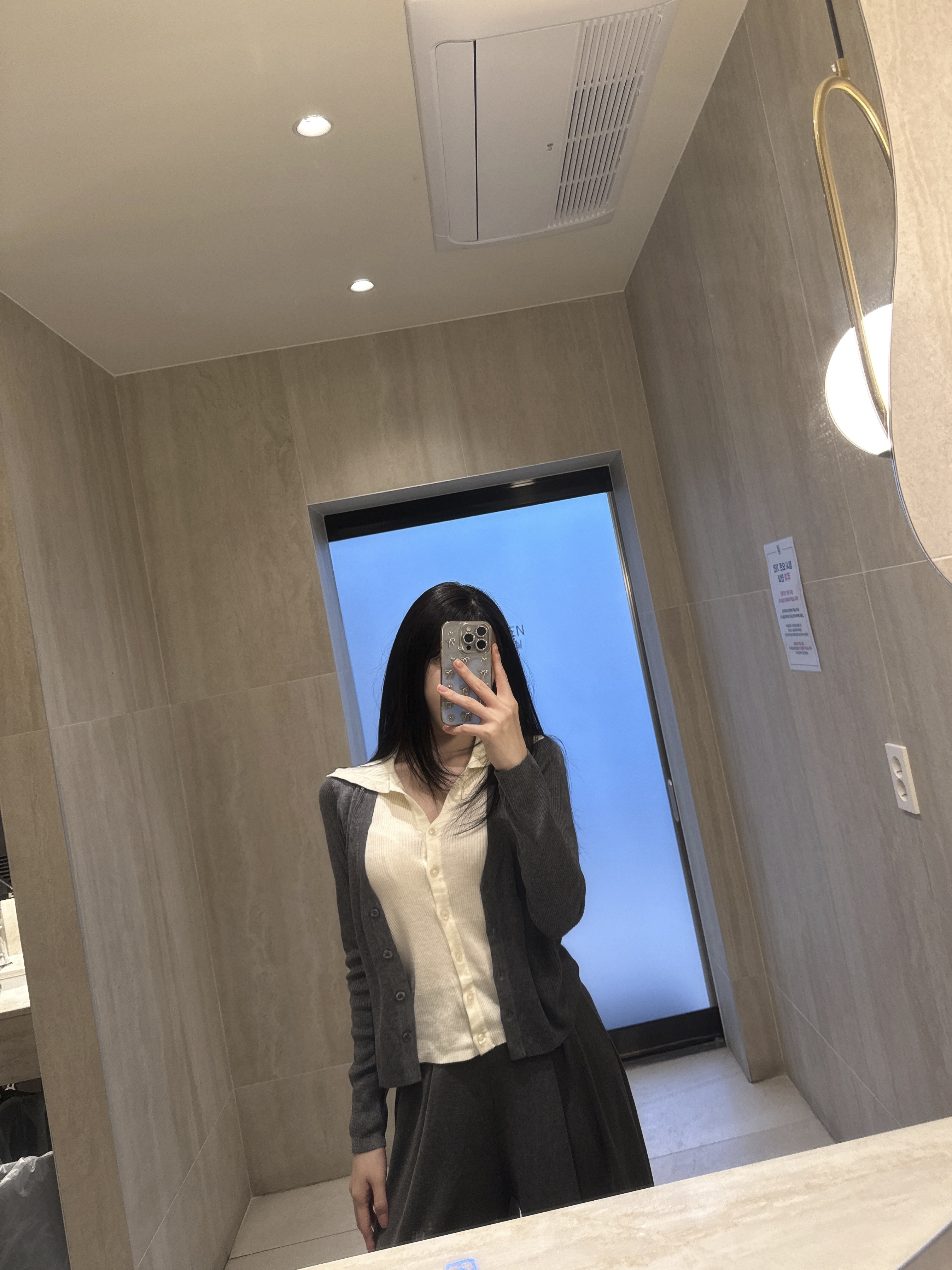 [전칼라당일!/부들부들🖤] 이중 카라 레이어드 가디건 (수입) 상세 이미지 10
