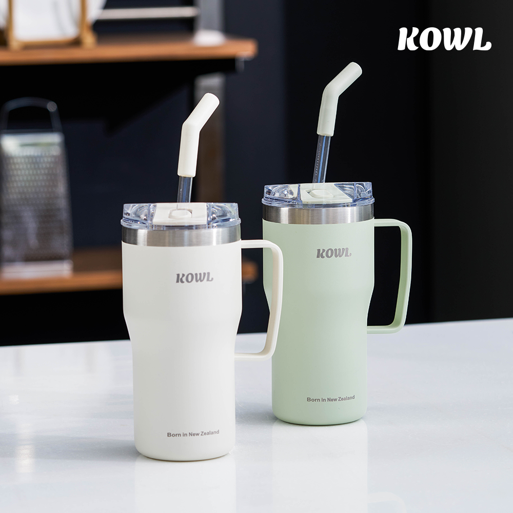 [세트구성] 코울 퀸스 스트로우 벤티사이즈 스텐머그컵 진공 보온보냉 텀블러 590ml - 상품 이미지