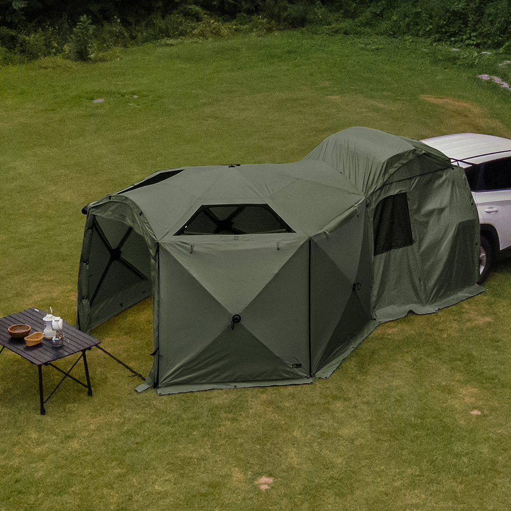 아이두젠 반타곤 원터치 차박 텐트 도킹 돔 쉘터 카키