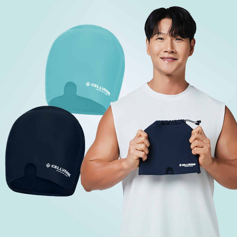 [2팩 셀버린 젤 헤드밴드] 머리 냉찜질팩 눈 얼굴 두피 냉찜질 쿨링 젤팩