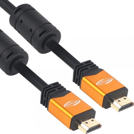 NETmate NMC-HQ07Z 8K 60Hz HDMI 2.0 Gold Metal 케이블 7m