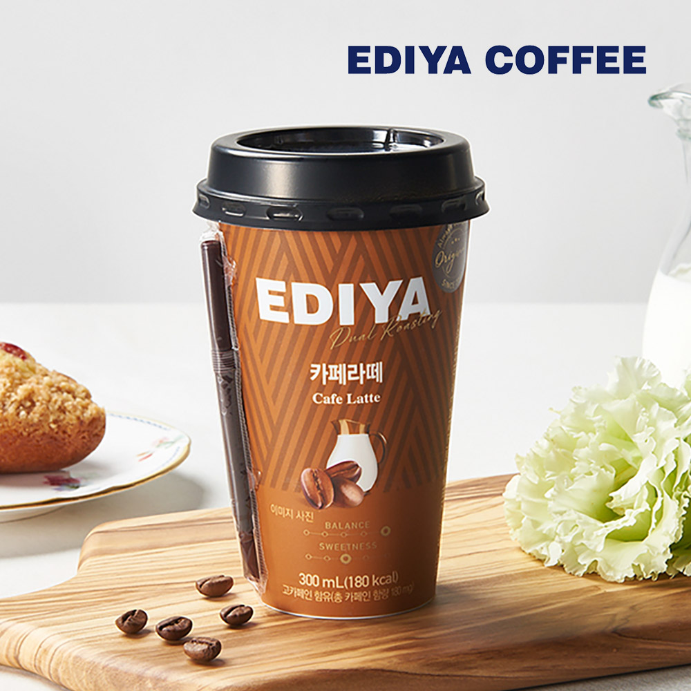 이디야 컵커피 카페라떼 300ml 10입