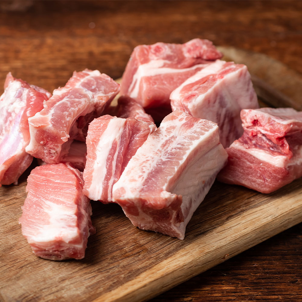 [파파네정육점] 수입산 돼지갈비 찜용 돼지찜갈비 1kg, 1개