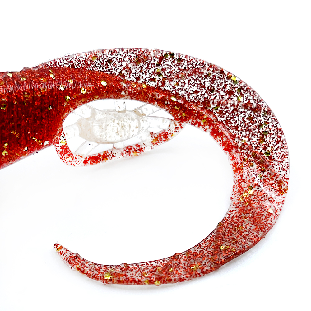 캣츠크로우 모비딕테일 광어웜 다운샷웜 050 다크레드, 12.7cm(5인치) - 상세 이미지 5