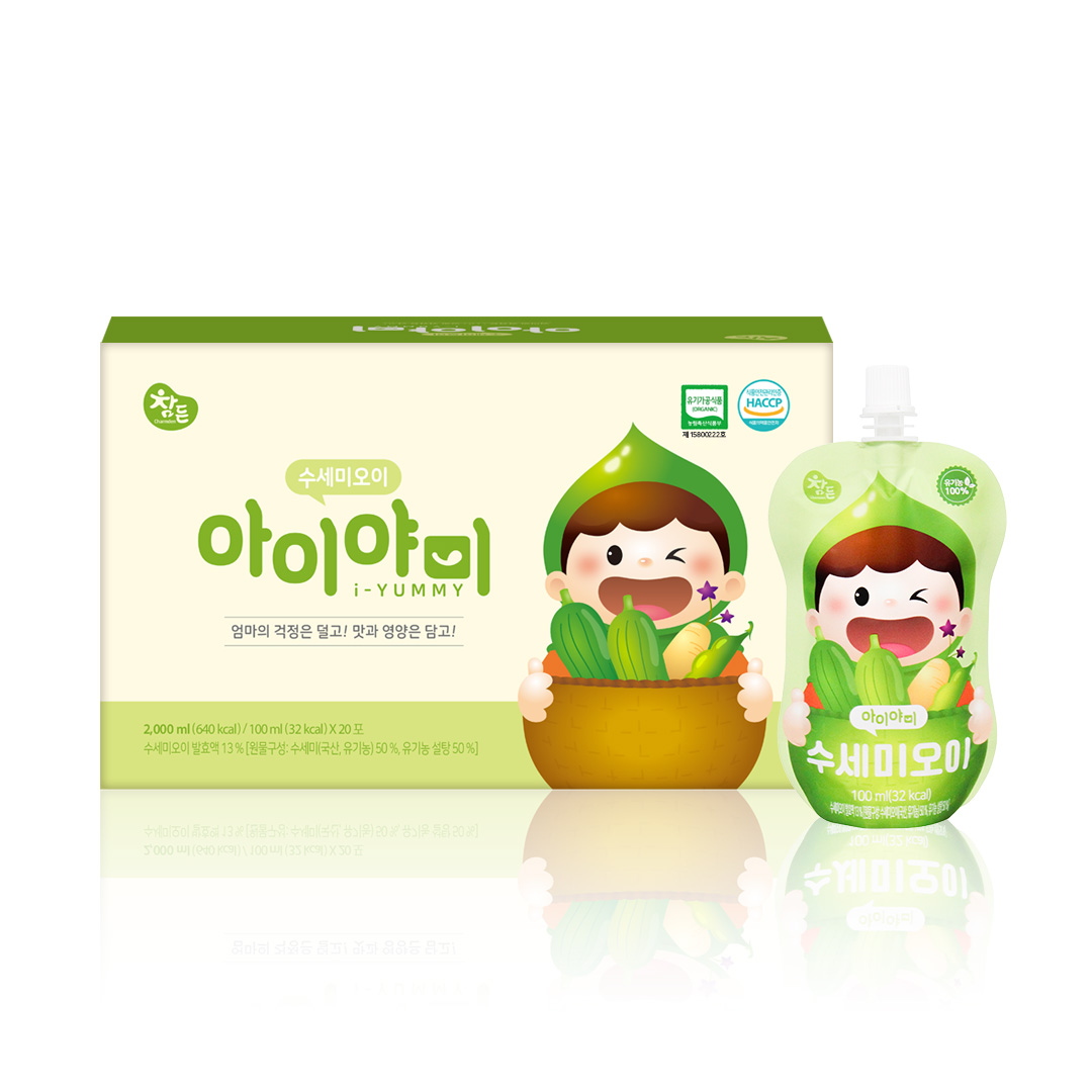 참든 아이야미 수세미오이즙 100ml, 20개 - 상품 이미지