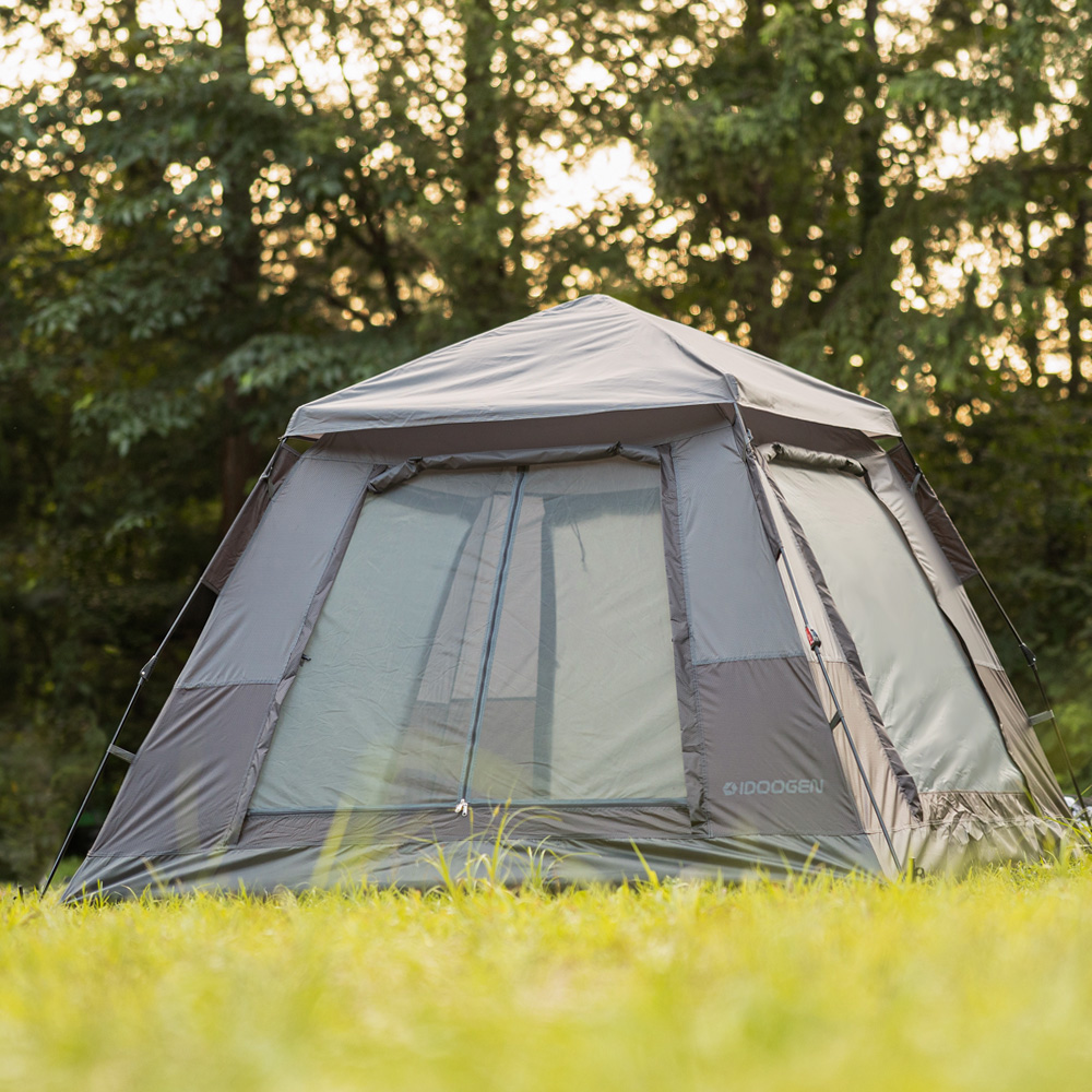 패스트캠프 오토4 클래식 원터치 텐트 자동 돔 그늘막 그레이