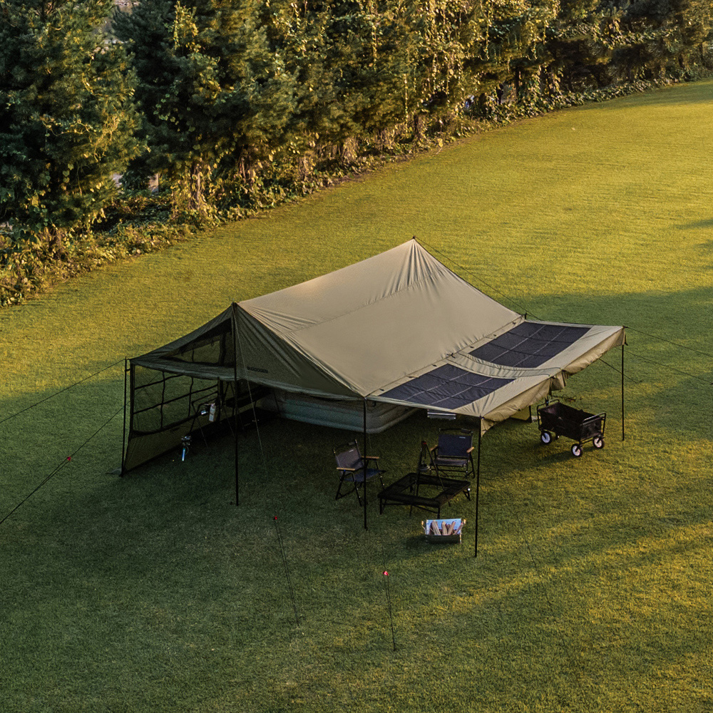 아이두젠 그랜드빌 타프스크린 렉타 메쉬 타프쉘 대형 블랙코팅 그늘막