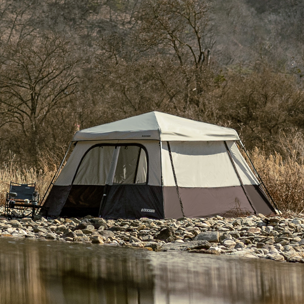 아이두젠 아마데우스 원터치 텐트 쉘터 돔 자동 그늘막 라이트그레이