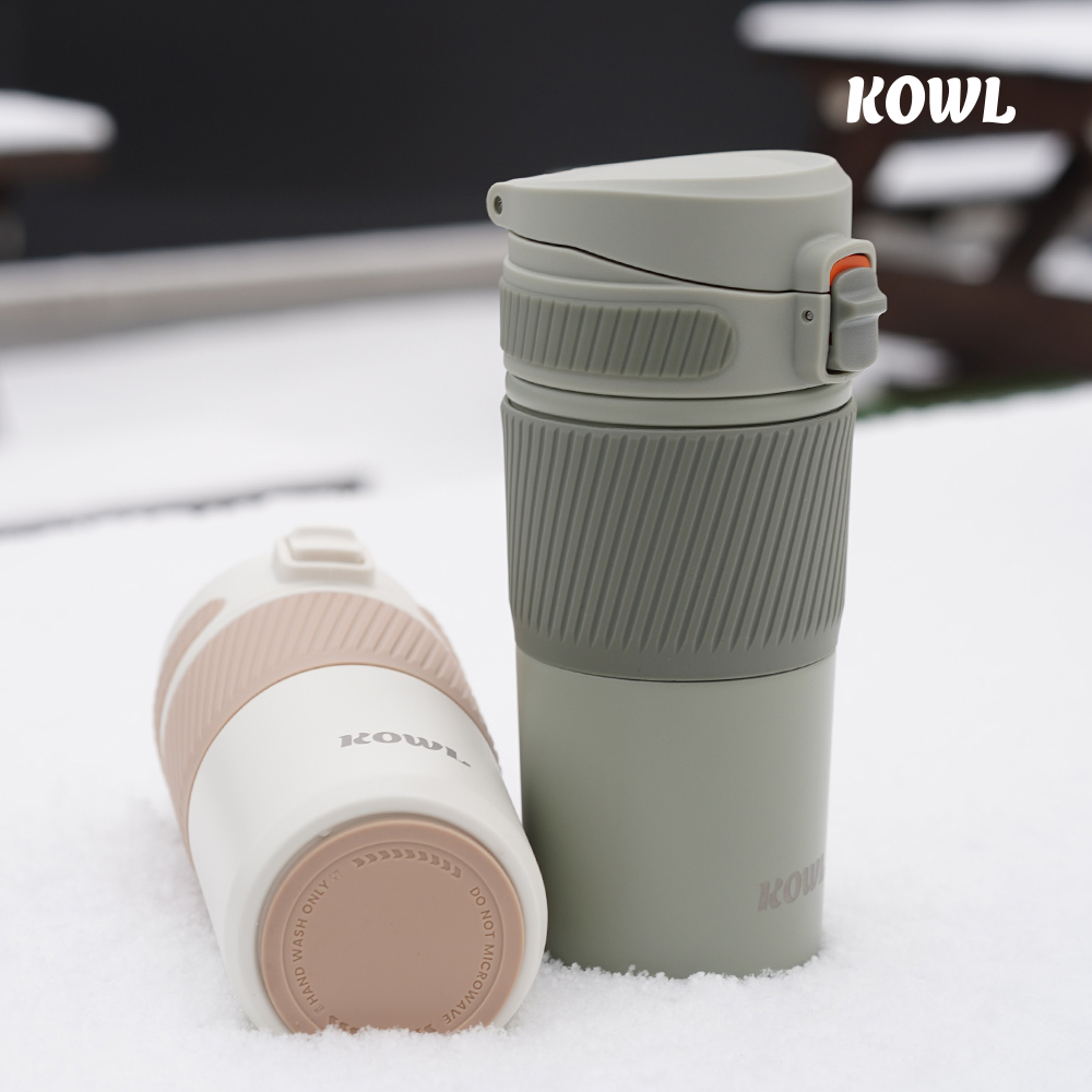 코울 테카포 원터치 데일리 스텐316 진공 보온보냉 거름망 차망 티 텀블러 450ml - 상세 이미지 3