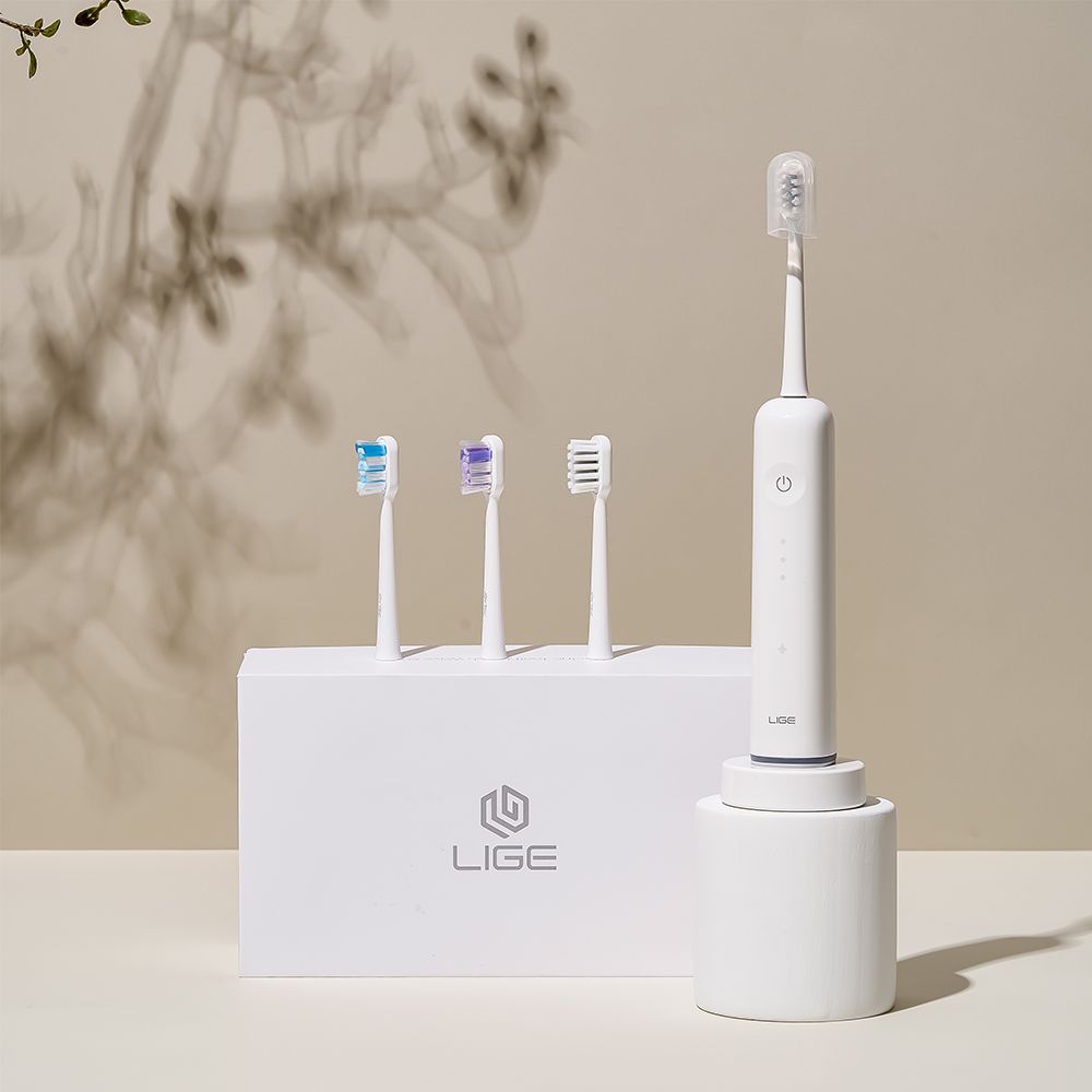 리게 웨이브 60 회전 음파 듀얼클린 완전방수 미세모 전동칫솔 이미지 3