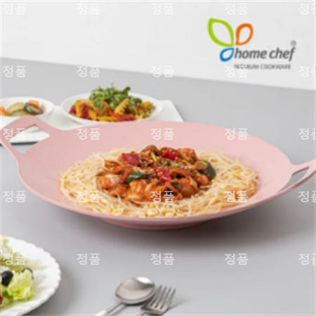 [홈셰프]파르페 IH 칼라 그리들34cm(깊은형)_로즈핑크
