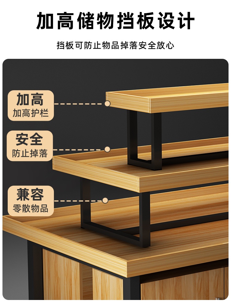 마트진열대 빵집 디스플레이 편의점 선반 과자 과일 진열대 철제 펜트리 - 상세 이미지 5