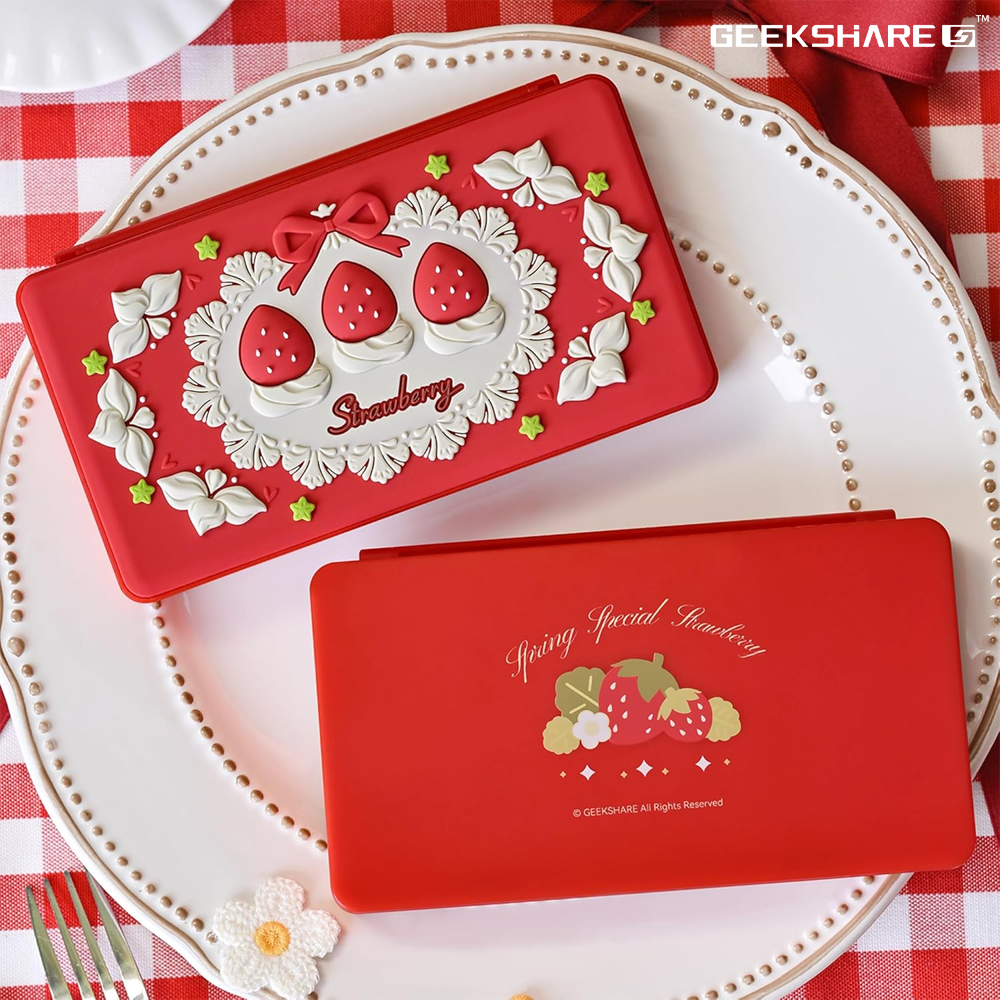닌텐도 스위치2 칩케이스 긱쉐어 딸기케이크 24개입형