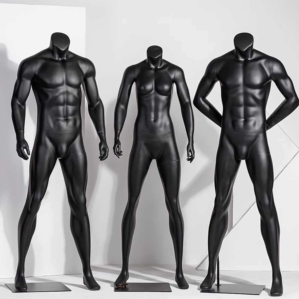 마네킹 여자 전신 근육 누끼 촬영 상품 룩북 성인 속옷 PB-3 블랙(디자인 포즈 사진참조) - 상세 이미지 5