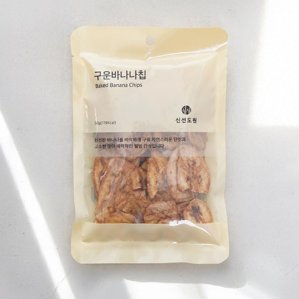 메가마트 신선도원 구운바나나칩 50g - 상품 이미지