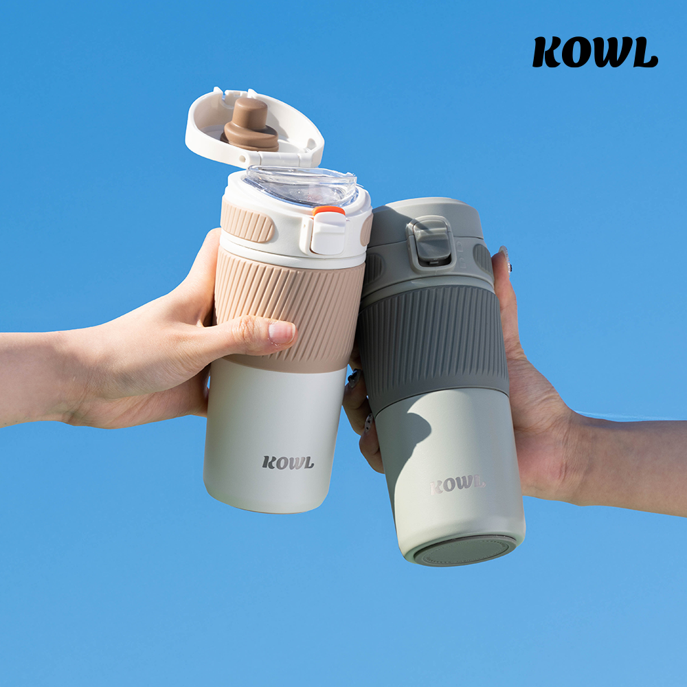 코울 테카포 원터치 데일리 스텐316 진공 보온보냉 거름망 차망 티 텀블러 450ml - 상세 이미지 2