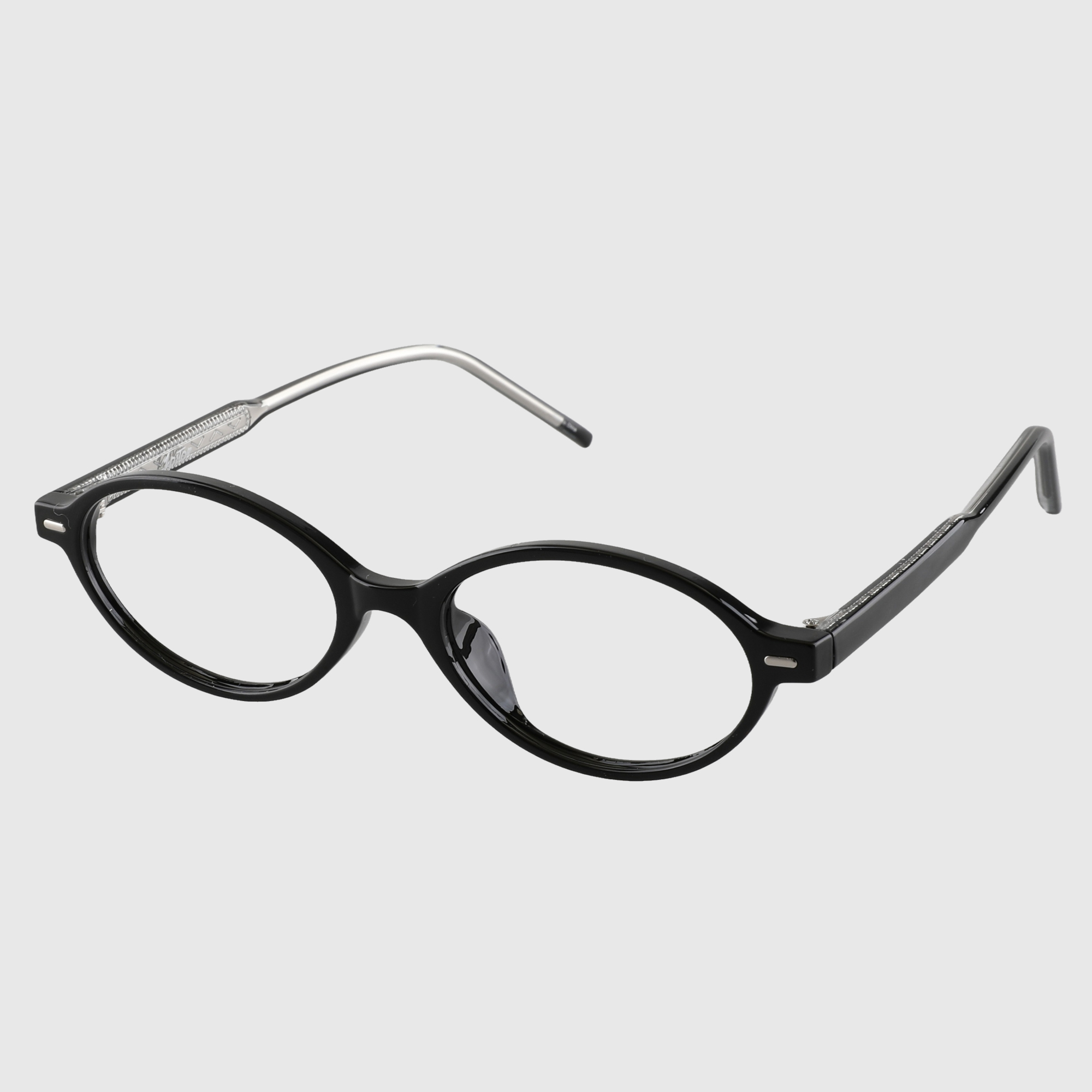 긱시크 데일리 오벌형 라운드 타원형 뿔테안경 블루라이트차단