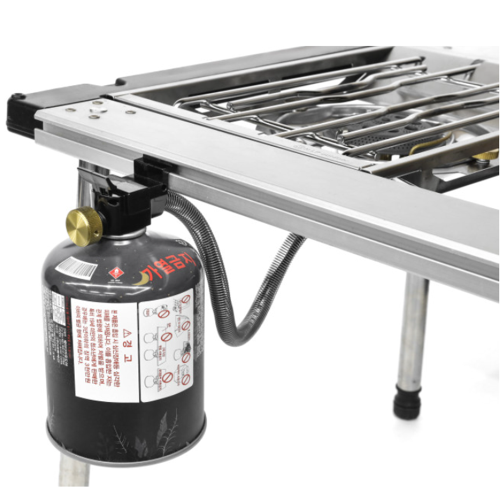 NIP 플랫버너 실버 IGT 강염 파워플레이트 캠핑가스버너