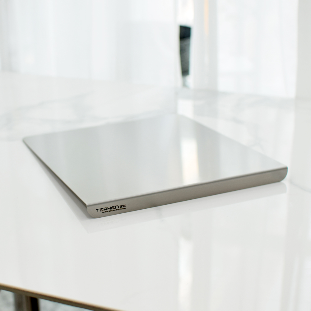 테르헨 316 스테인레스 도마 ㄱ 절곡형 30x35cm, 미니