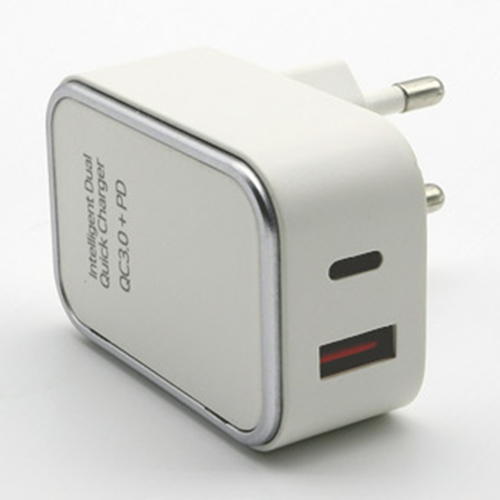 속도빠른 핸드폰충전기본체 몸통 동시충전 USB C타입 듀얼 2포트 - 메인 이미지