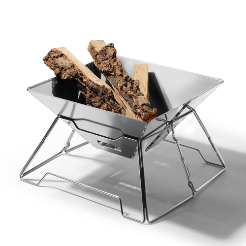 경량 접이식 석쇠그릴 화로대 캠핑 숯불 캠핑 스텐 바베큐 화롯대