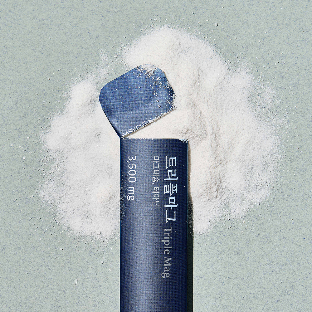 [34% 구매 혜택] 닥터지노 트리플마그 쌀발효 3종 마그네슘 테아닌 말레산 수면 스트레스 30포, 4개 상세 이미지 5