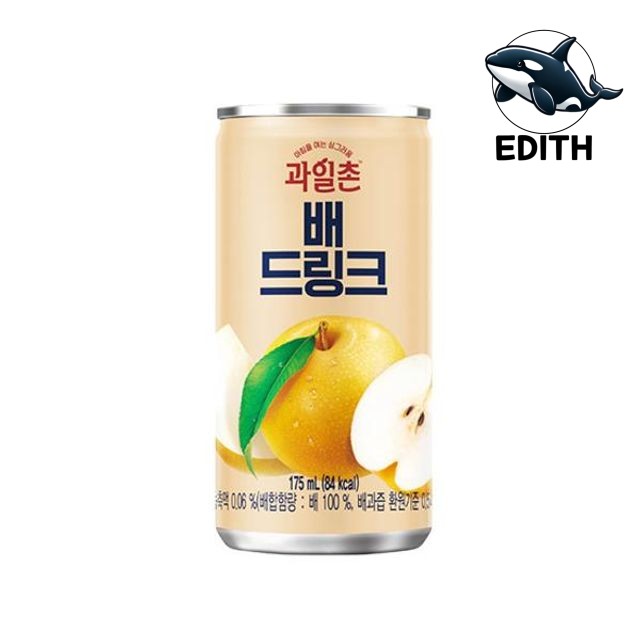 과일촌 배 음료 내추럴 배 맛 음료 : 행복웃음