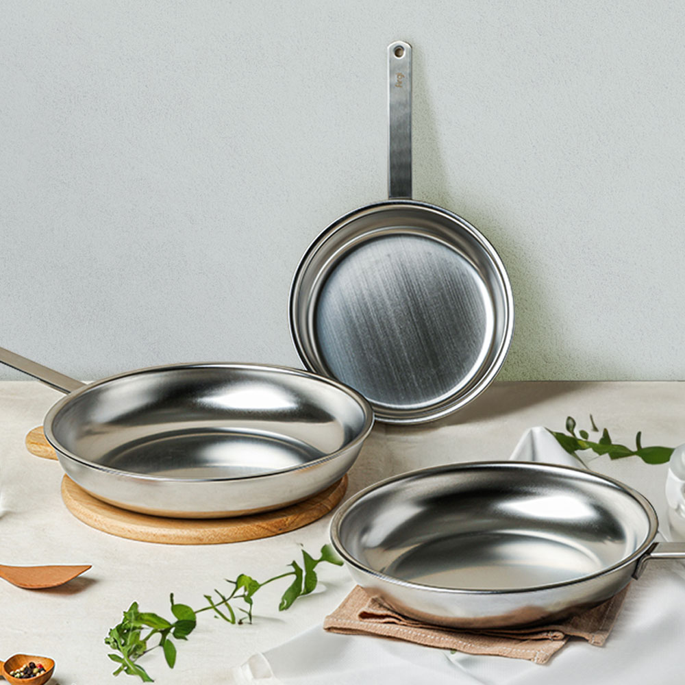 퍼기 무연마제 통5중 무연마 스텐 316 궁중팬 쿡웨어 멀티팬/후라이팬 24cm - 상세 이미지 5