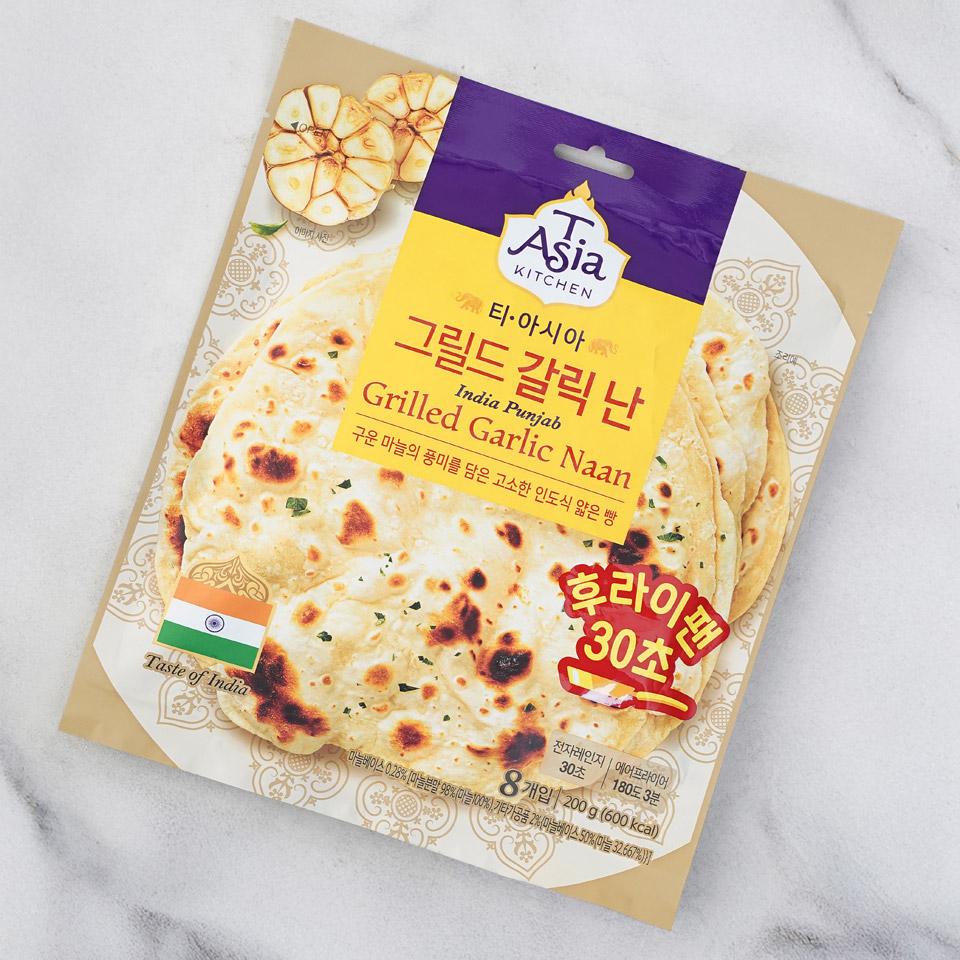 메가마트 티아시아키친 그릴드 갈릭 난 200g - 상세 이미지 2