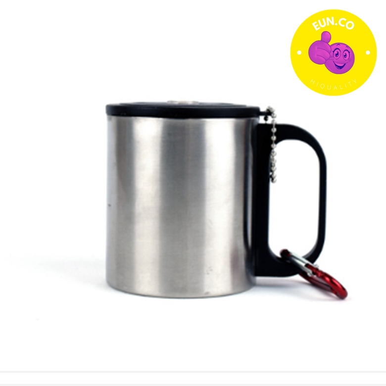 휴대용 등산컵 이중 스테인레스 200ml 백팩킹 내열 머그컵 - 메인 이미지