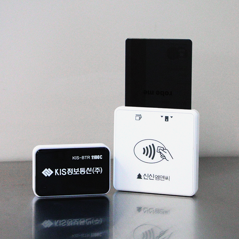 블루투스 무선 카드 단말기 휴대용 신용체크기 스마트 핸드폰 이동식 결제기 BTR1100