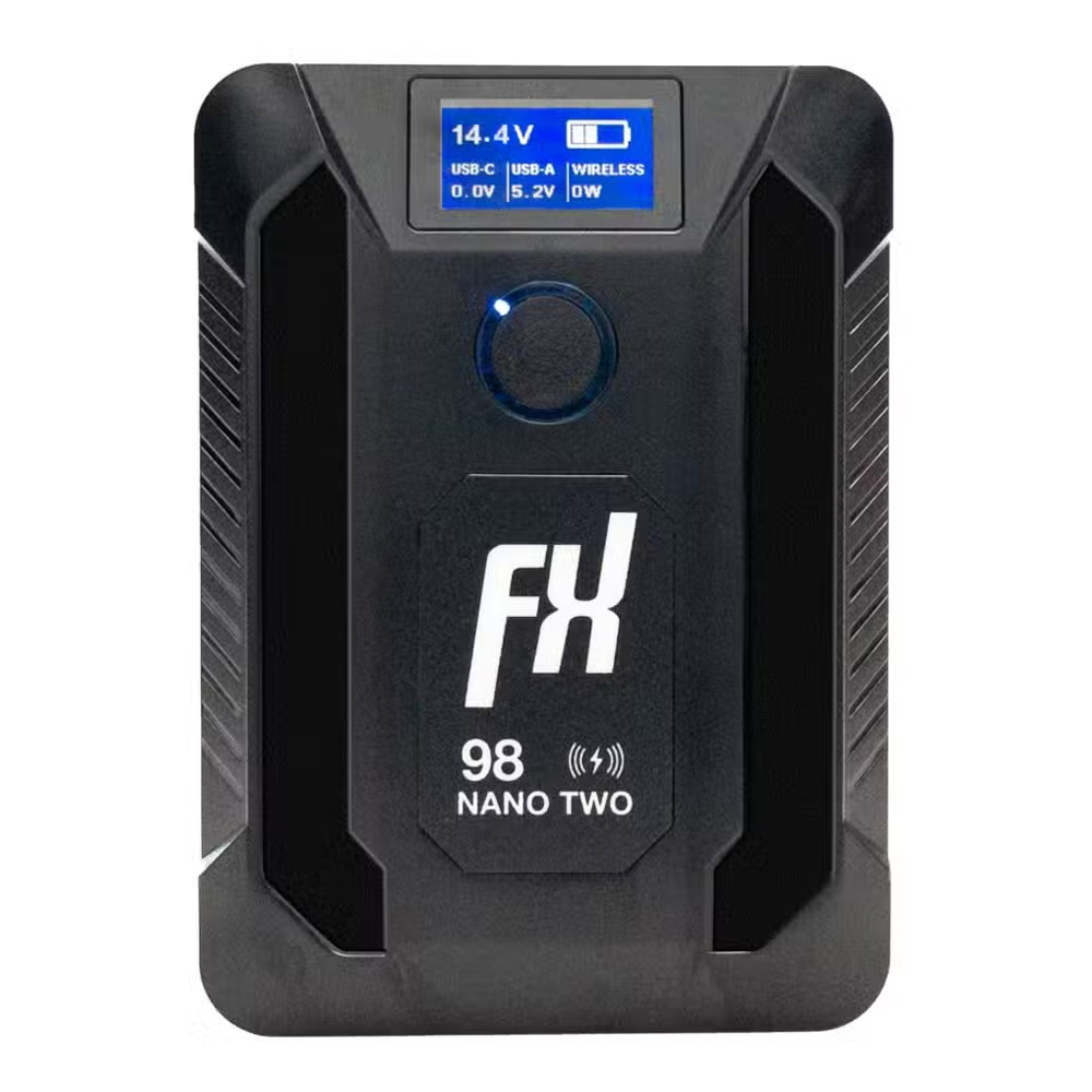 FXLION 나노 투 와이어리스 V마운트 배터리 100Wh / 10A 스마트폰 무선충전 기능 탑재 - 상품 이미지