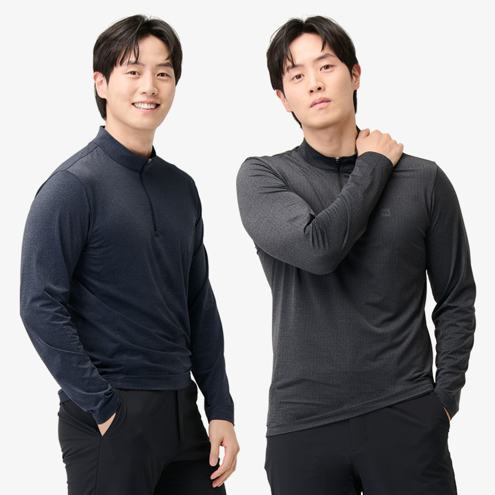 남성 기본형 집업티 Q125-3101-02 - 상품 이미지