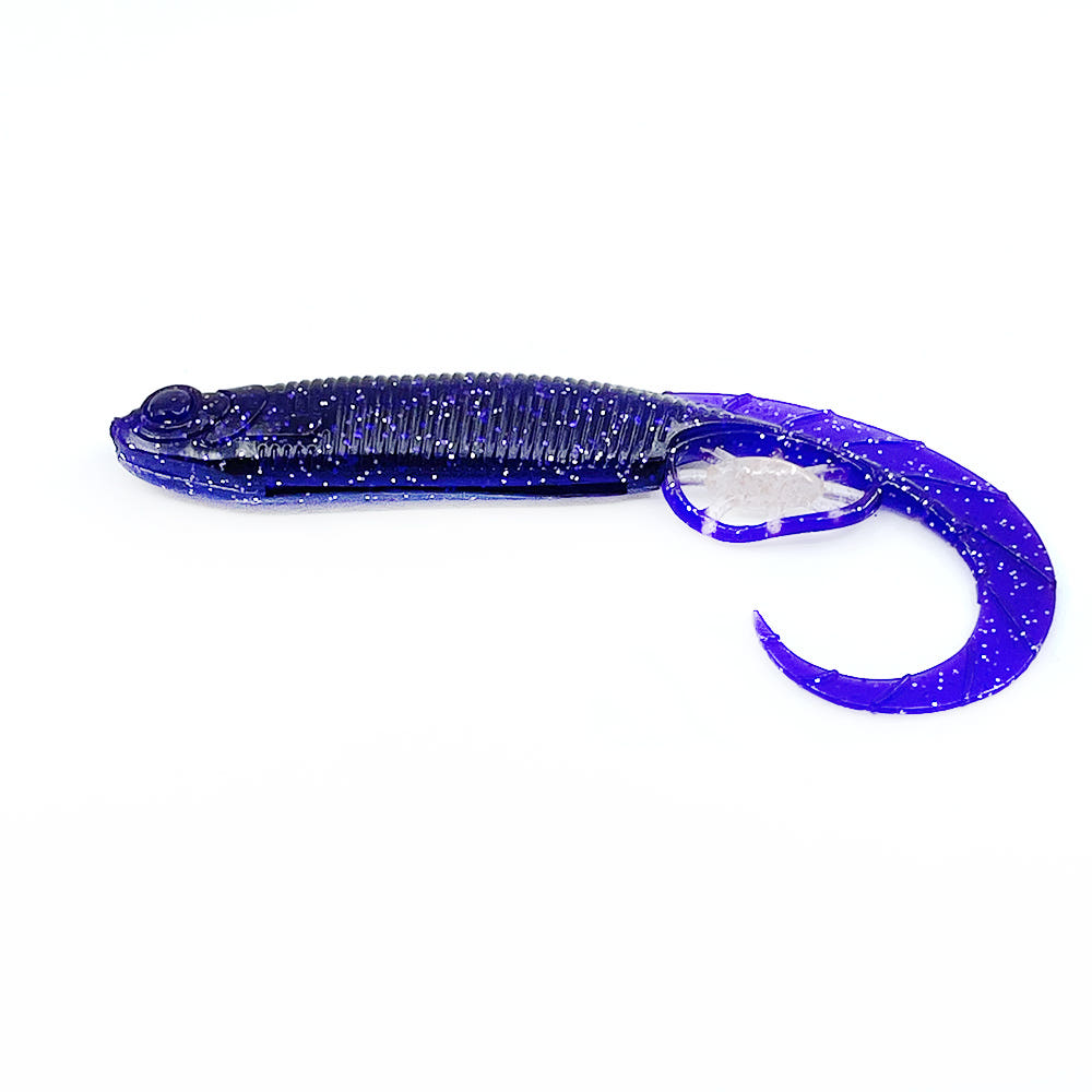 캣츠크로우 모비딕테일 광어다운샷웜 070 퍼플, 12.7cm(5인치) - 상세 이미지 4