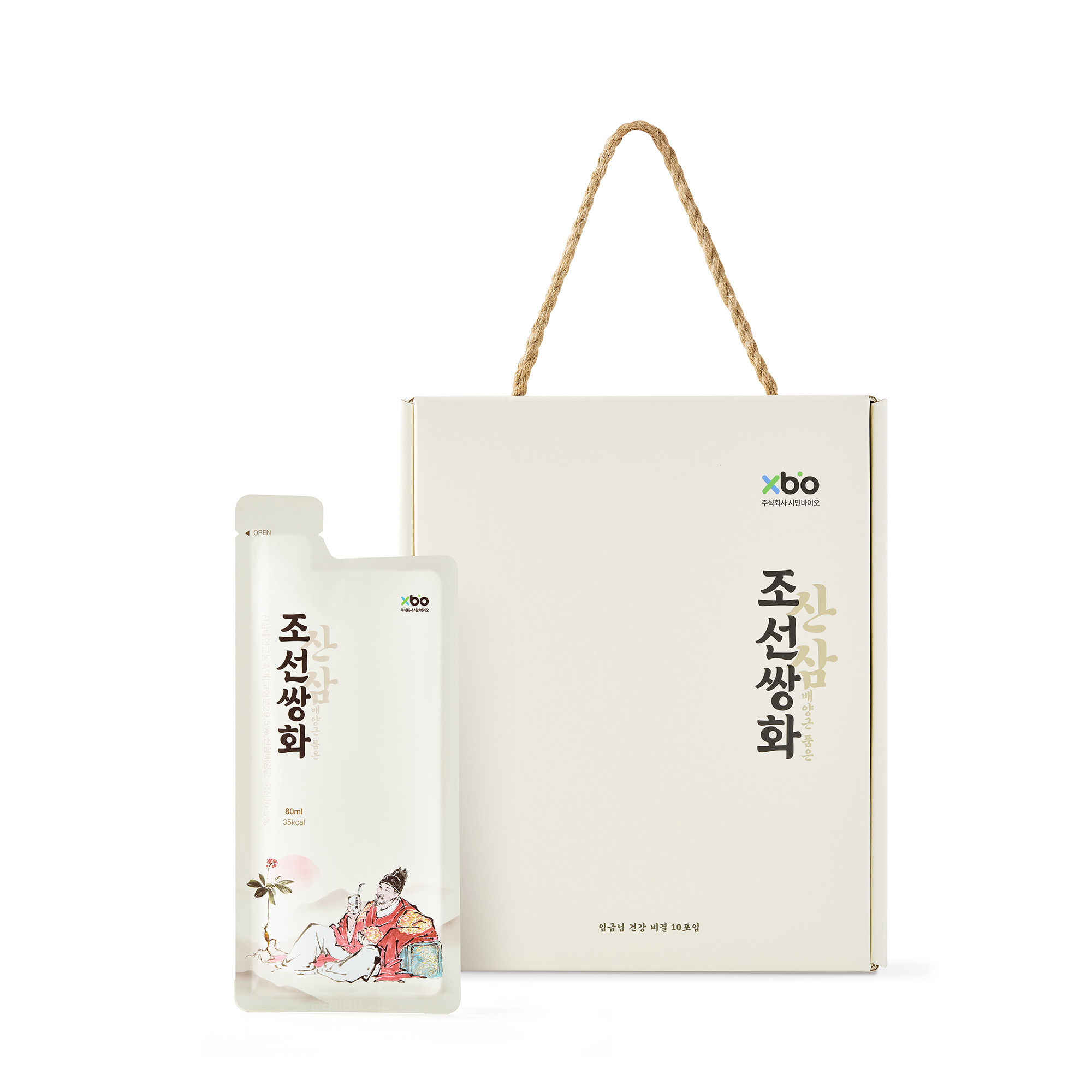 시민바이오 산삼배양근 조선쌍화 쌍화차 80ml 10개입 선물용 - 상세 이미지 4