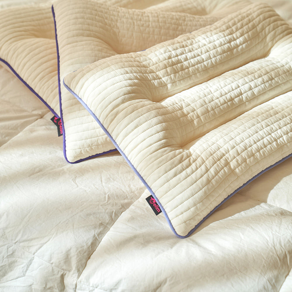 엘림코리아 빨아쓰는 일체형 어린이 낮은 쿨 리버시블베개