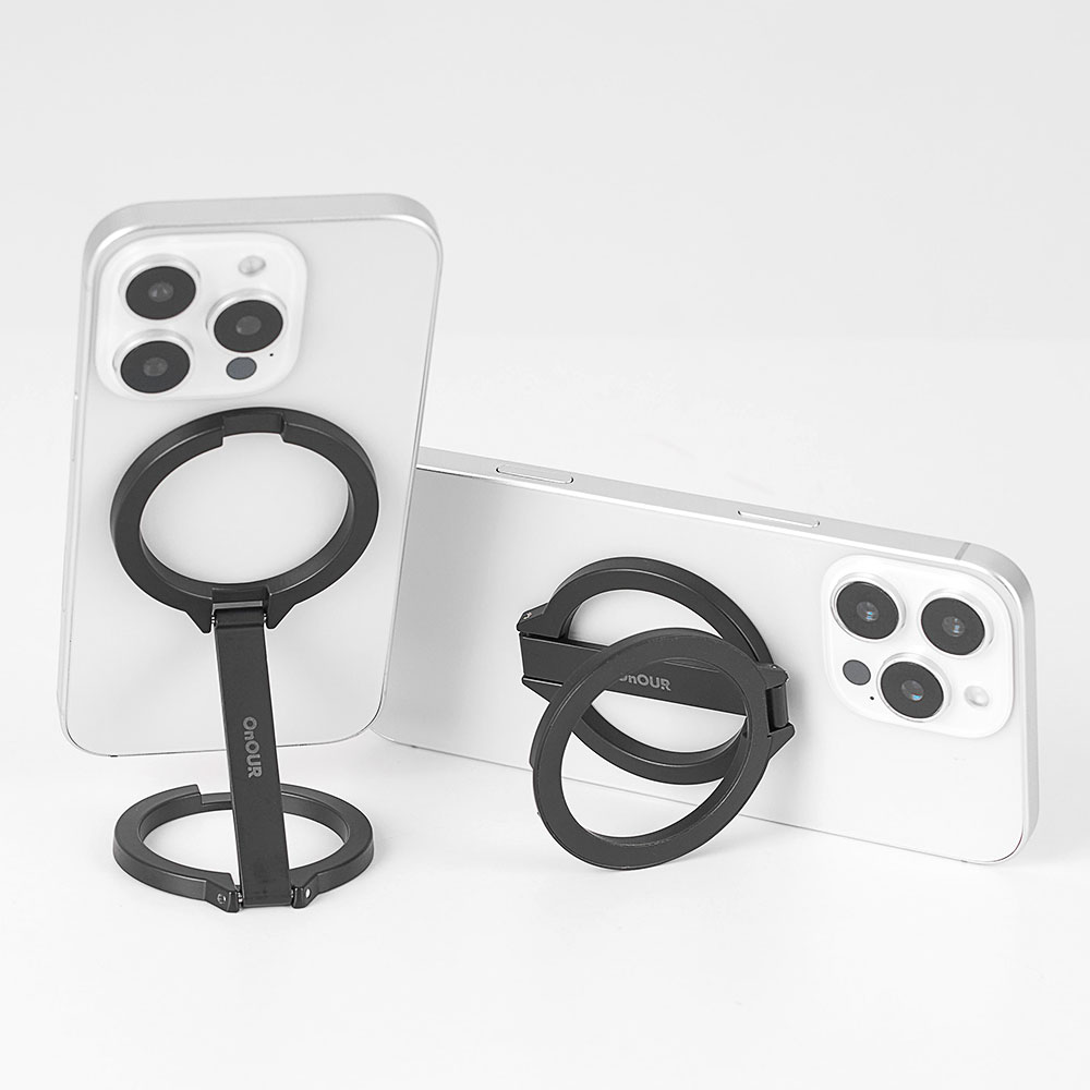 온아워 맥세이프 그립톡 홀더 롱 스마트톡 양면 자석 핸드폰 거치대 핑거 링 아이폰 갤럭시